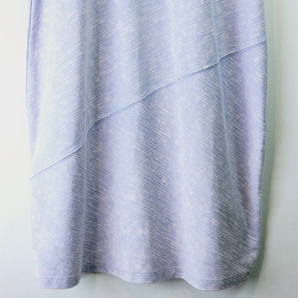 Free People Changing Directions Blue Space Dye Bodycon Mini Dress, Sz Lg, NWT - Picture 5 of 9